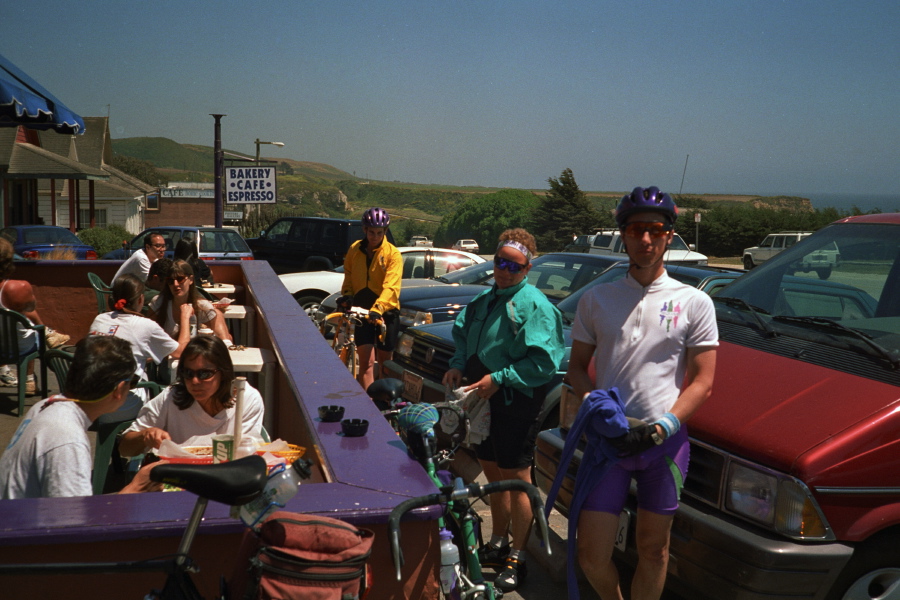 Stopping at the Whale City Bakery for lunch.