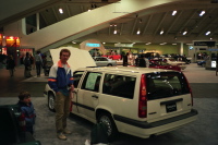 Matt and Dan check out the new Volvo 850 wagon.