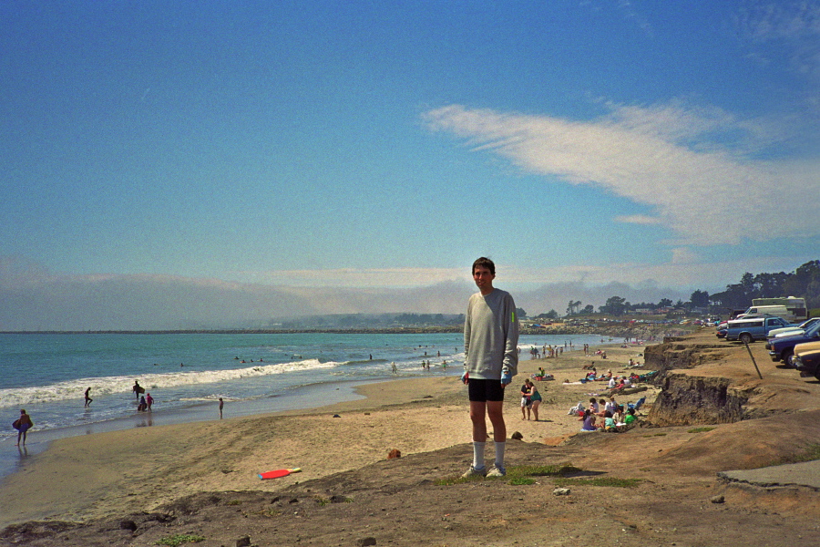 Bill at the beach near El Grenada.