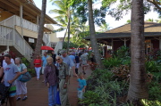 Checking out the Wednesday evening farmers market at the Kukui'ula Shops