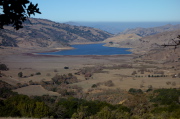Calaveras Reservoir from Felter Road