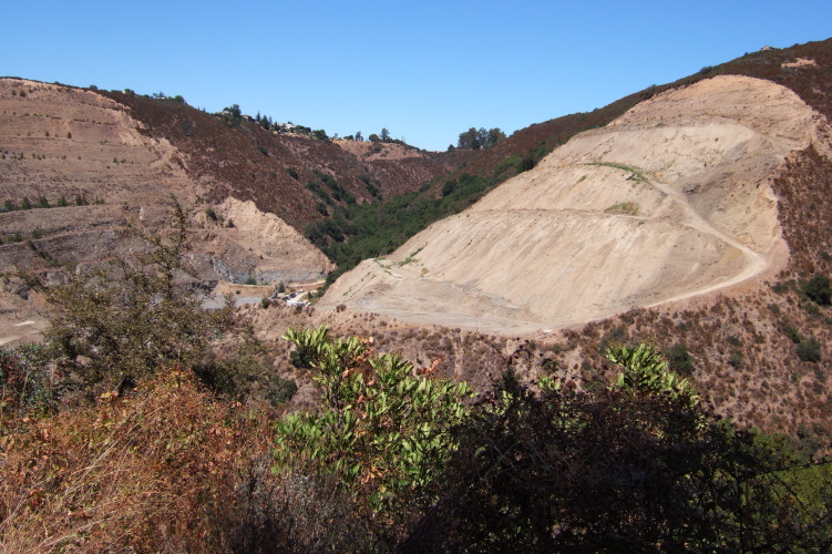 The quarry in Limekiln Canyon.