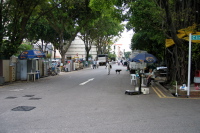 Street activity at Dunlop and Clive Streets, Little India