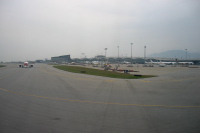 Arriving at Hong Kong International Airport (1)