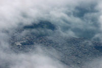 Approaching SFO over San Francisco (Richmond District)