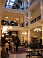 Lobby of the Raffles Hotel