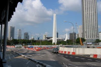 Singapore from the duckmobile at Suntec Centre