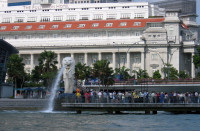 Singapore Merlion at Merlion Park (1)