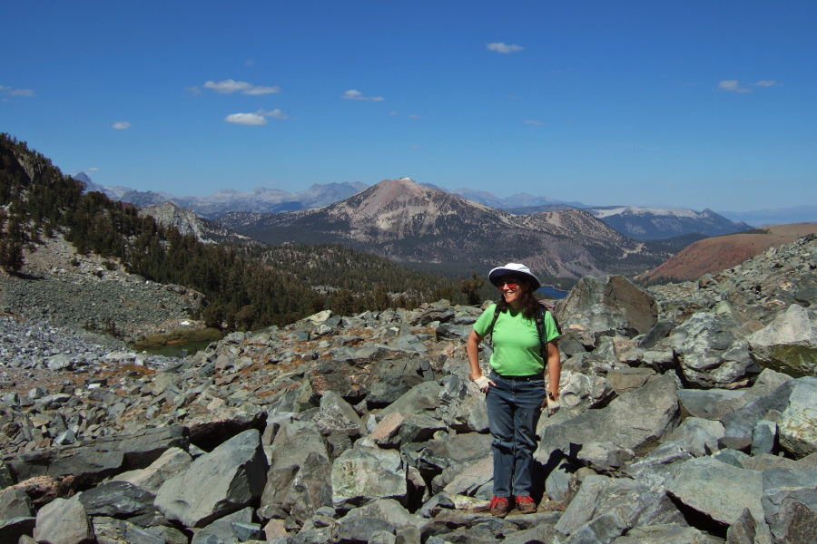 At the top of each hill of talus is... more talus!