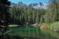 Emerald Lake and Mammoth Crest