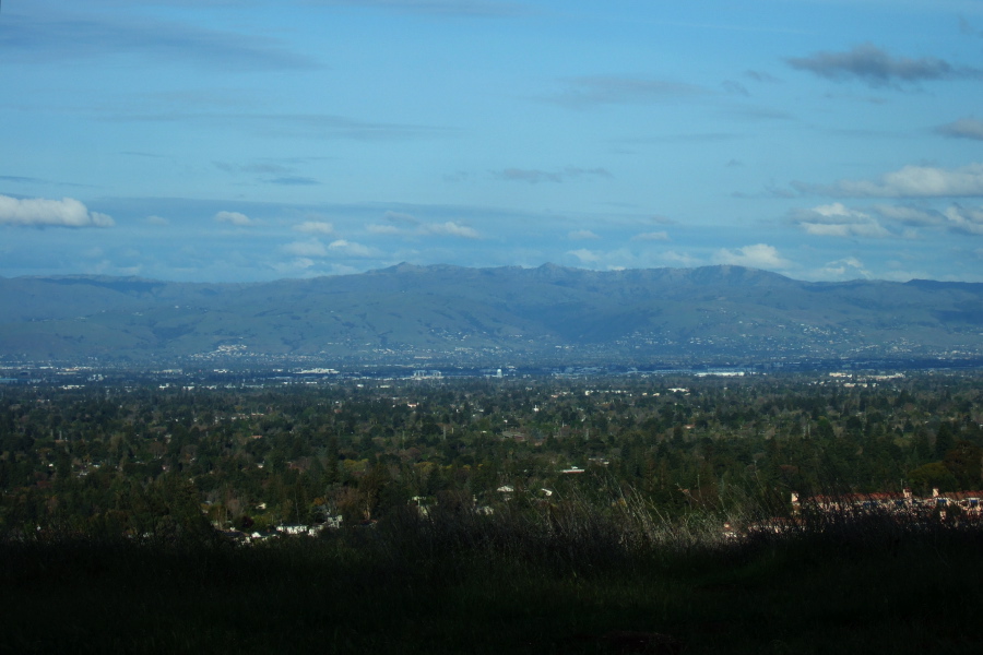 Day Ridge and San Jose from Mora Hill