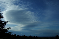 Roll cloud over Los Altos from Mora Hill