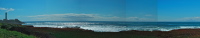 Ocean panorama from north of Pigeon Point Lighthouse