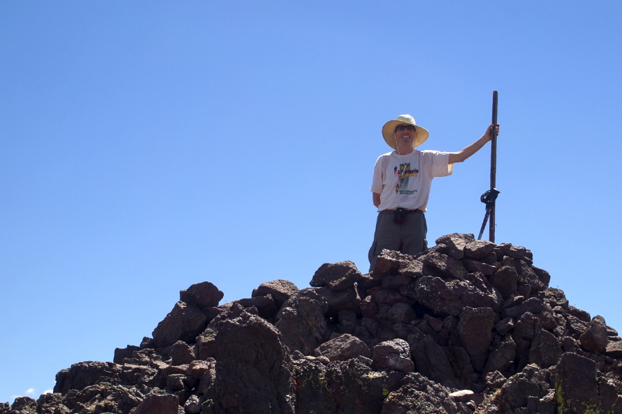 Bill at the summit of Sonora Peak (11459ft)