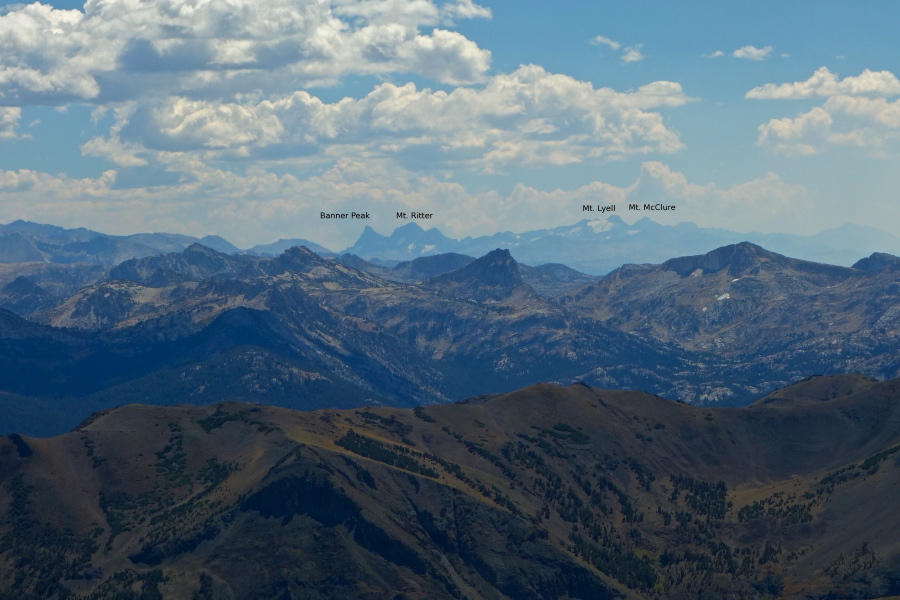 High peaks of northern Yosemite