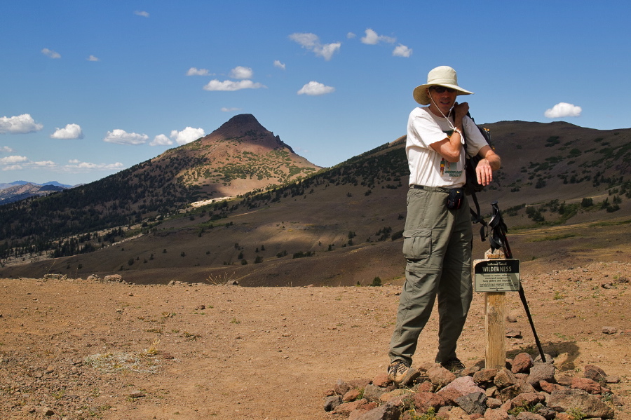 Bill at St. Mary's Pass