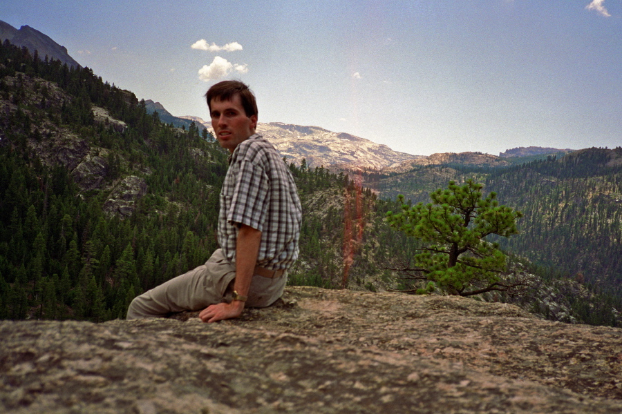 View along CA108 west of Sonora Pass.