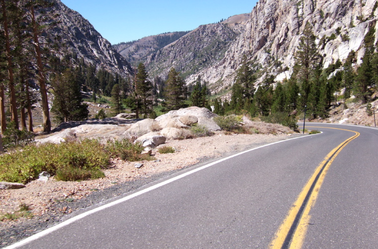 Looking down Deadman Creek Canyon.