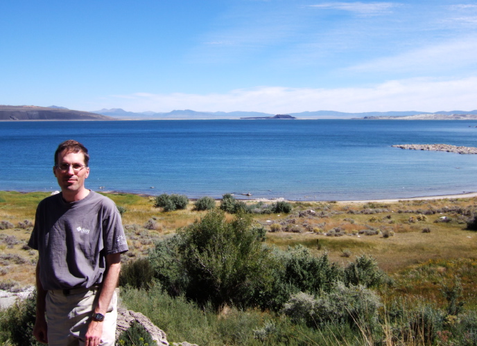 Bill at Mono Lake.