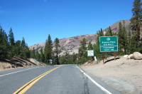 Crossing Sonora Pass.