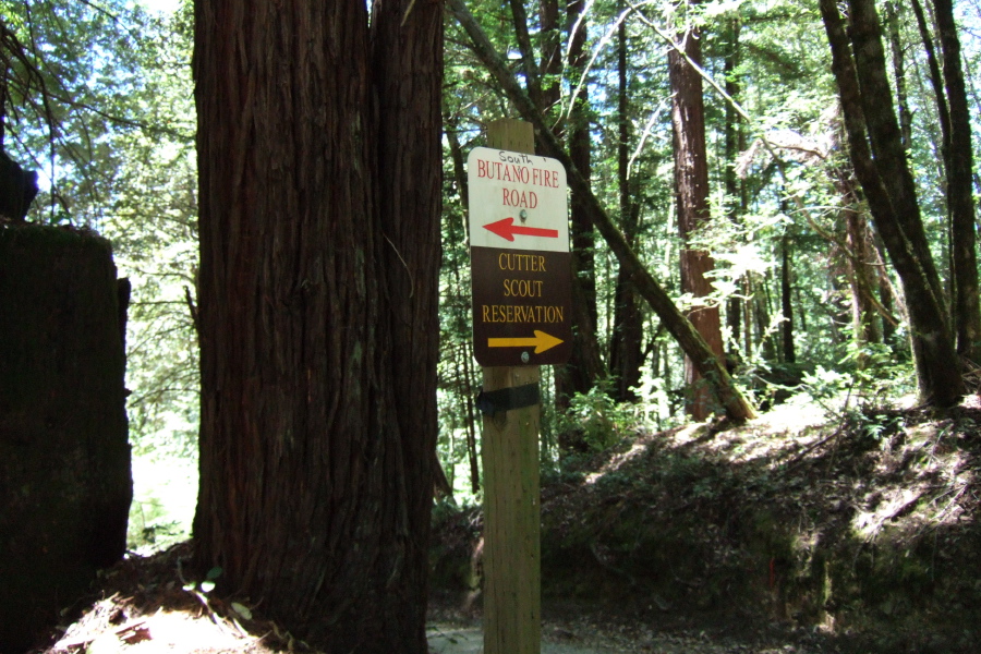 South Butano Road gets its own sign.