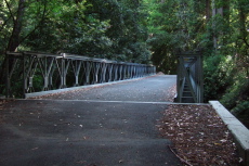 Bailey Bridge over Pescadero Creek in Portola State Park