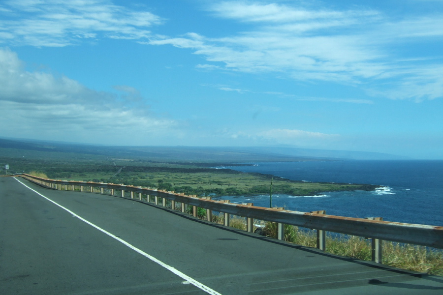 View along the south coast of Hawaii near Wittington Park