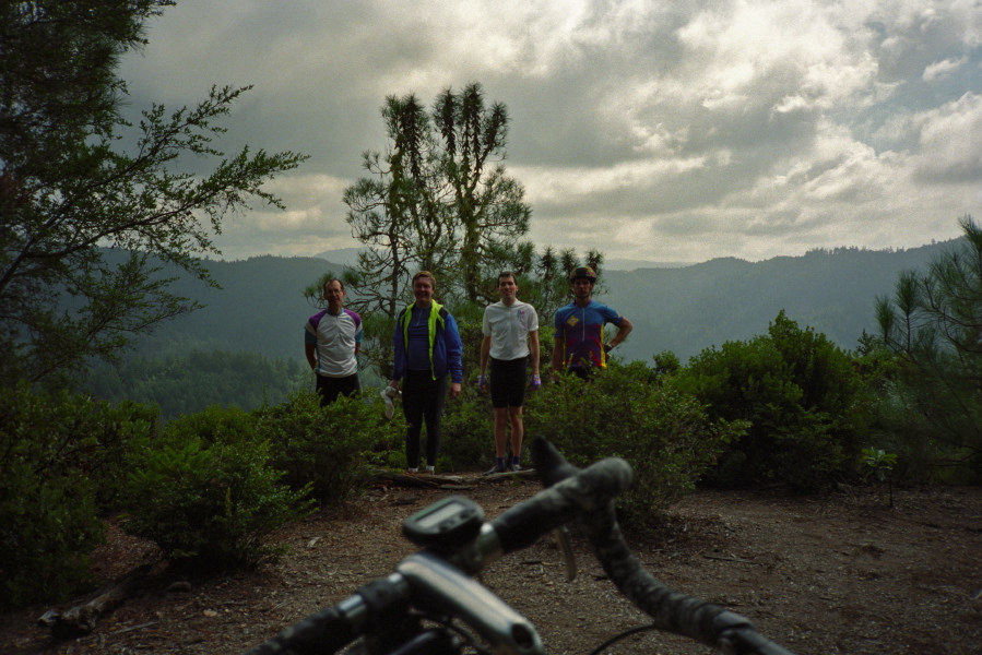 Group photo somewhere on South Butano Fire Trail.