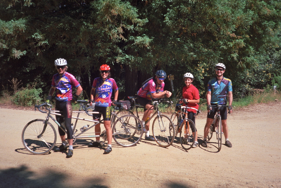 At the top of China Grade Rd.