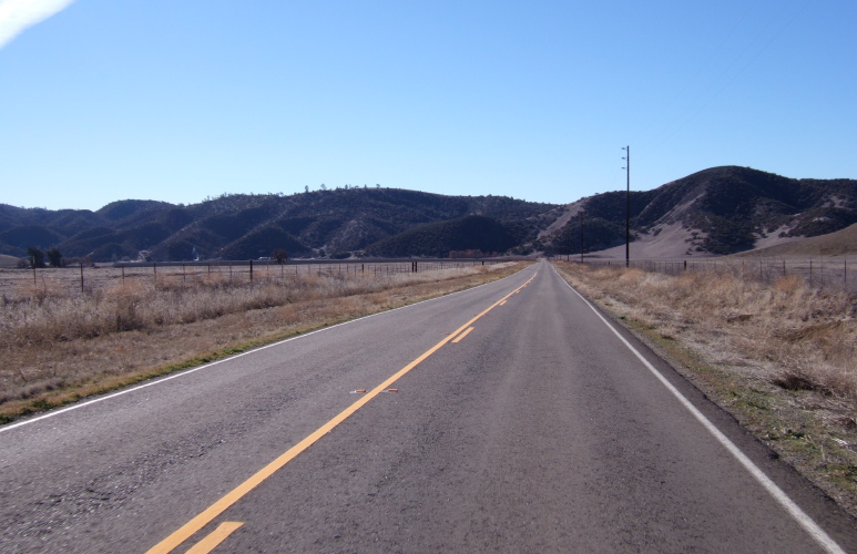 The Crossing of Bitterwater Valley. (1630ft)