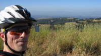 Hazy view of the south SF Bay from Borel Hill (2572ft)