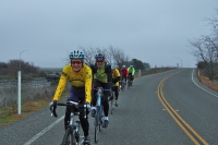 Pulling the group along Lopes Rd. (3)