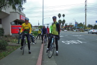 We rejoined the group in Vallejo at Springs Rd. and Oakwood Ave.