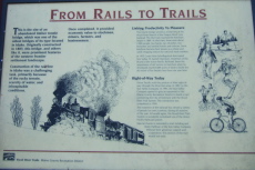 Wood River Trail plaque