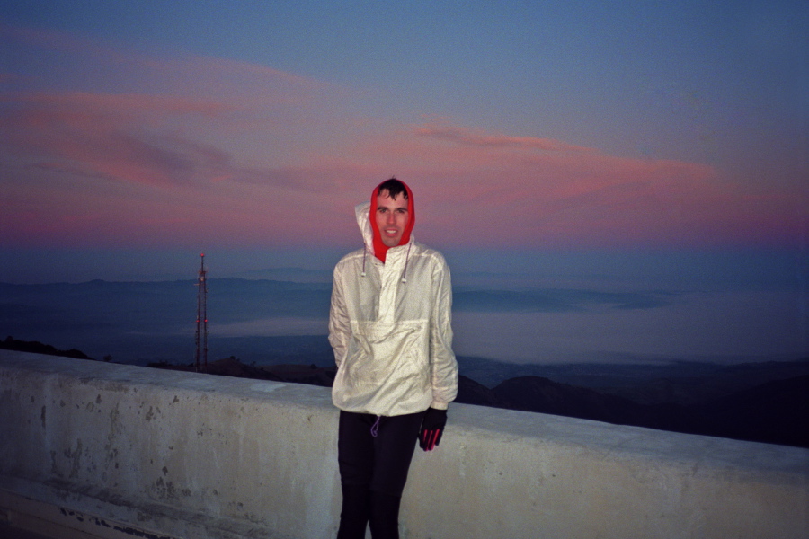 Bill on Mt. Diablo preparing to see the sun rise.