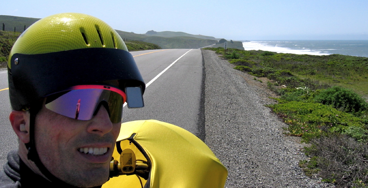 Riding south on CA1 near San Gregorio (2)