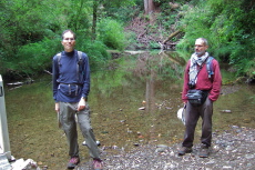 Frank and Bill at Pescadero Creek