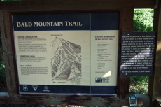 Bald Mountain Trail plaque