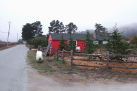 The Bike Hut and picnic area.