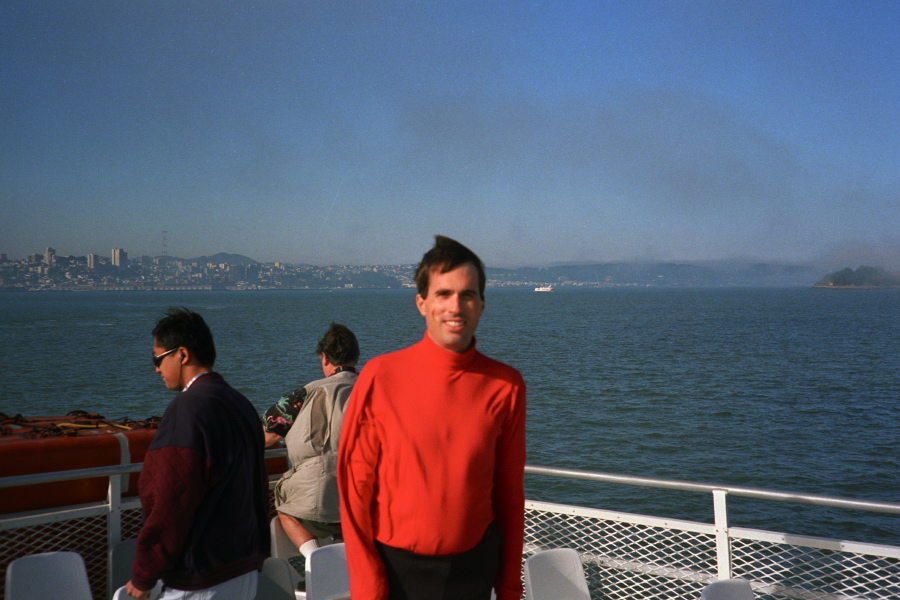 Bill on the top deck.