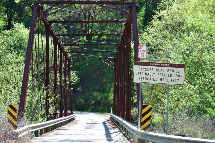 Geysers Road Bridge. (879ft)