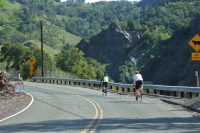 Todd and Mike enter Big Sulphur Creek Canyon.