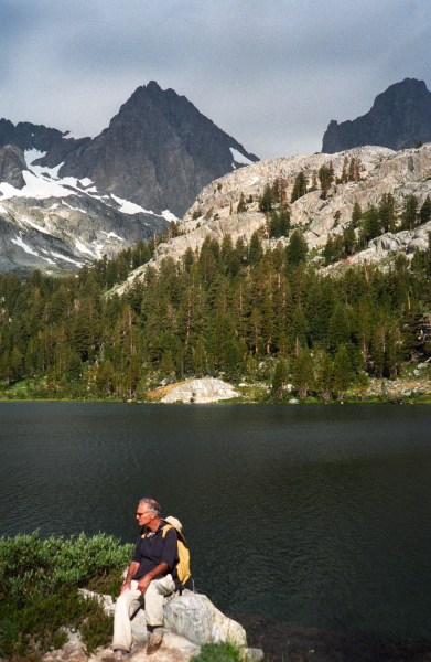 David at Ediza Lake.