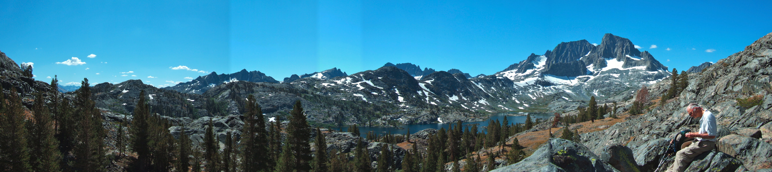 First view of Garnet Lake