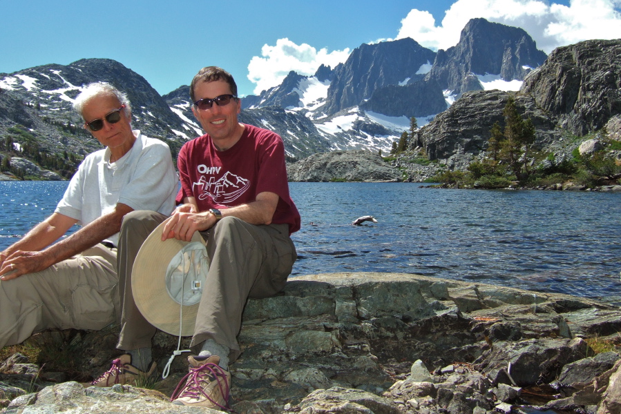 David and Bill at Garnet Lake