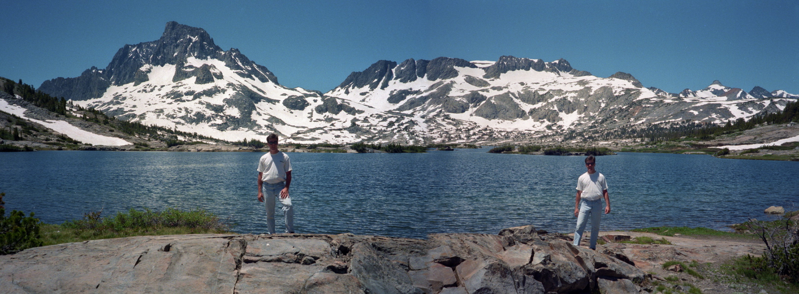 Two Dereks at Thousand Island Lake