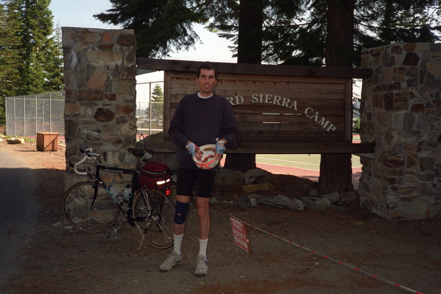 Bill at the start of the ride.