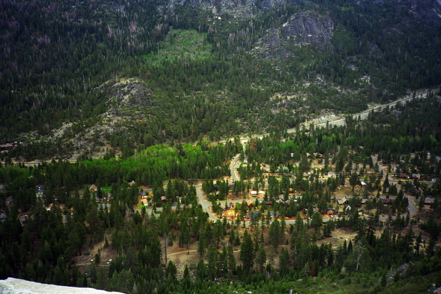 View into Meyers from US-50