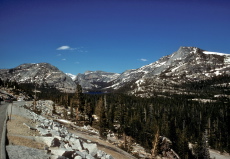 Tenaya Lake and the Yosemite high country from Olmstead Point