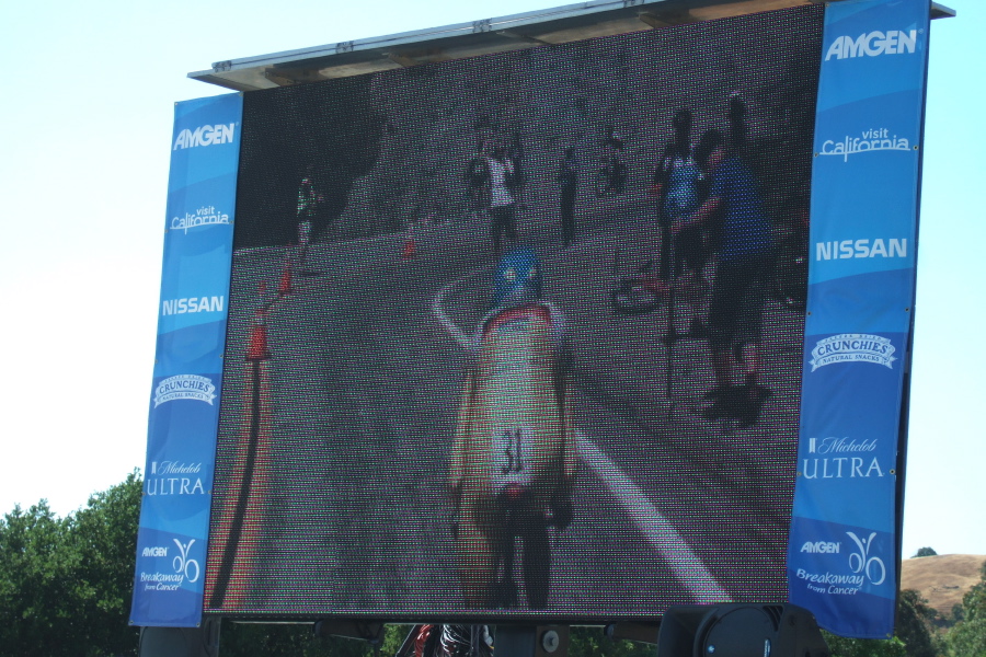 Tejay van Garderen on his way up Metcalf Road